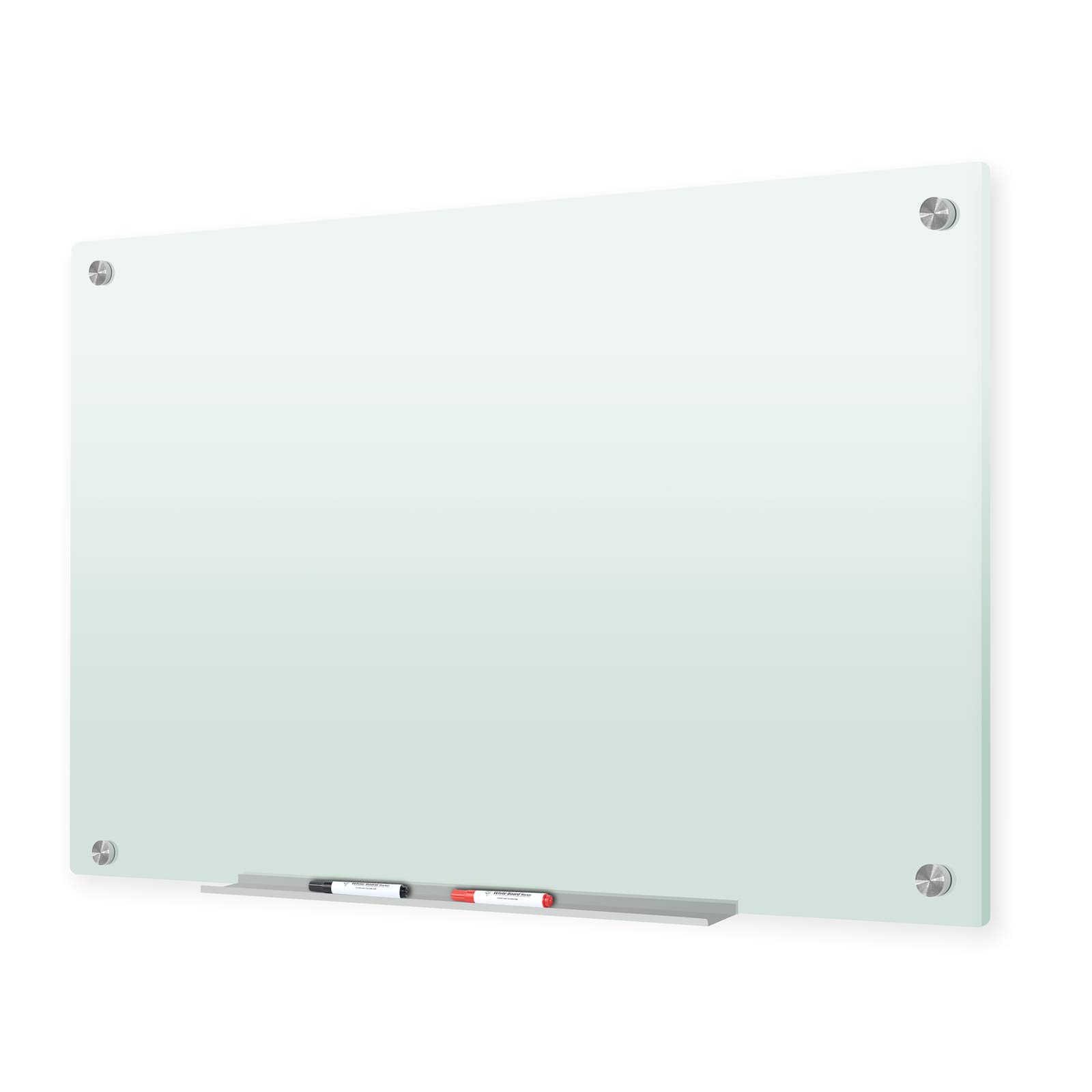 J&J worldwide Glass Whiteboard 47 x 35, Frosted