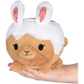 Squishable - Snugglemi Snackers Cinnabunny - SynthiSquish Collection - 8 in - Soft Toy Collectible Stuffed Animal - Beans