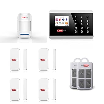 SZABTO Sistema de alarma GSM inalámbrico PSTN para la seguridad del hogar (B)