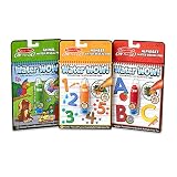 Melissa & Doug On the Go Water Wow! Activity Book, 3-Pack - Animals, Alphabet, and Numbers