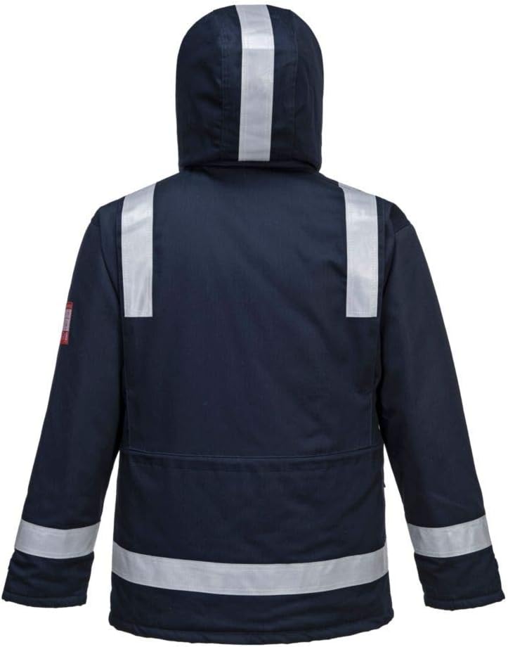 Portwest FR Anti-Static Winter Jacket, Size: XXXL, Colour: Navy, FR59NARXXXL, 3XL - Image 3