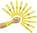 Pawliss Emoji Slap Bracelets Silicone Wristband, Birthday Party Favors Supplies for Kids Girls, Emoticon Toys Prizes Gifts, Band Bracelet 12 Pack