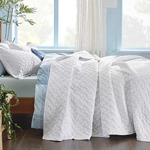 Bedsure King Size Quilt Set Lightweight Summer Quilt King White