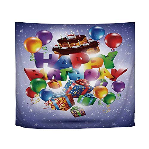 Yoliyana Birthday Decorations Presents Balloons Curly Ribbons And