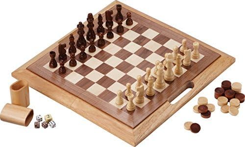 Mainstreet Classics Dutchman 3-in-1 Combo Folding Board Game Set by Mainstreet Classics by GLD Products