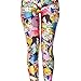 HuntGold Women Cartoon Digital Printing Adventure Time Leggings Smooth Elastic Pantyhose Pants Sockings(M)