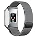 For Fitbit Ionic Bands Small and Large for Women Men, hooroor Fully Magnetic Closure Clasp Mesh Loop Milanese Stainless Steel Metal Ionic Sport Band Accessories for Fitbit Ionic Smartwatch More Colors
