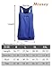 Miusey Racerback Tank Tops for Women, Sleeveless Scoop Neck Activewear Junior Yoga Shirts Running Workout Athletic Sports Fitness Active Simple Outdoor Shirt Blue M