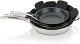 MUNSKT 6 Piece Pot Pan Protectors Felt Divider Set Adjustable 3 Sizes view 2