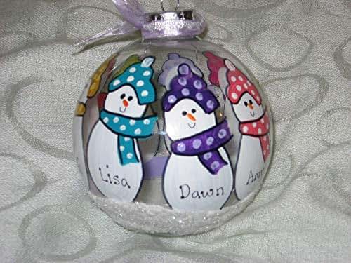 Amazon.com Blessed with Friends Personalized Christmas ornament Handmade