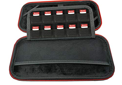 Agoz Nintendo Switch Hardshell Carry Case - Protective Portable Travel Carrying Cover Shell Pouch for Nintendo Switch Console & Accessories