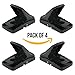 Smart Mouse Trap [4-Pack] by Finita Pesto! Humane Quick Kill Rodent Trap! No Glue or Mess, Safe and Easy to Use Mouse Trap