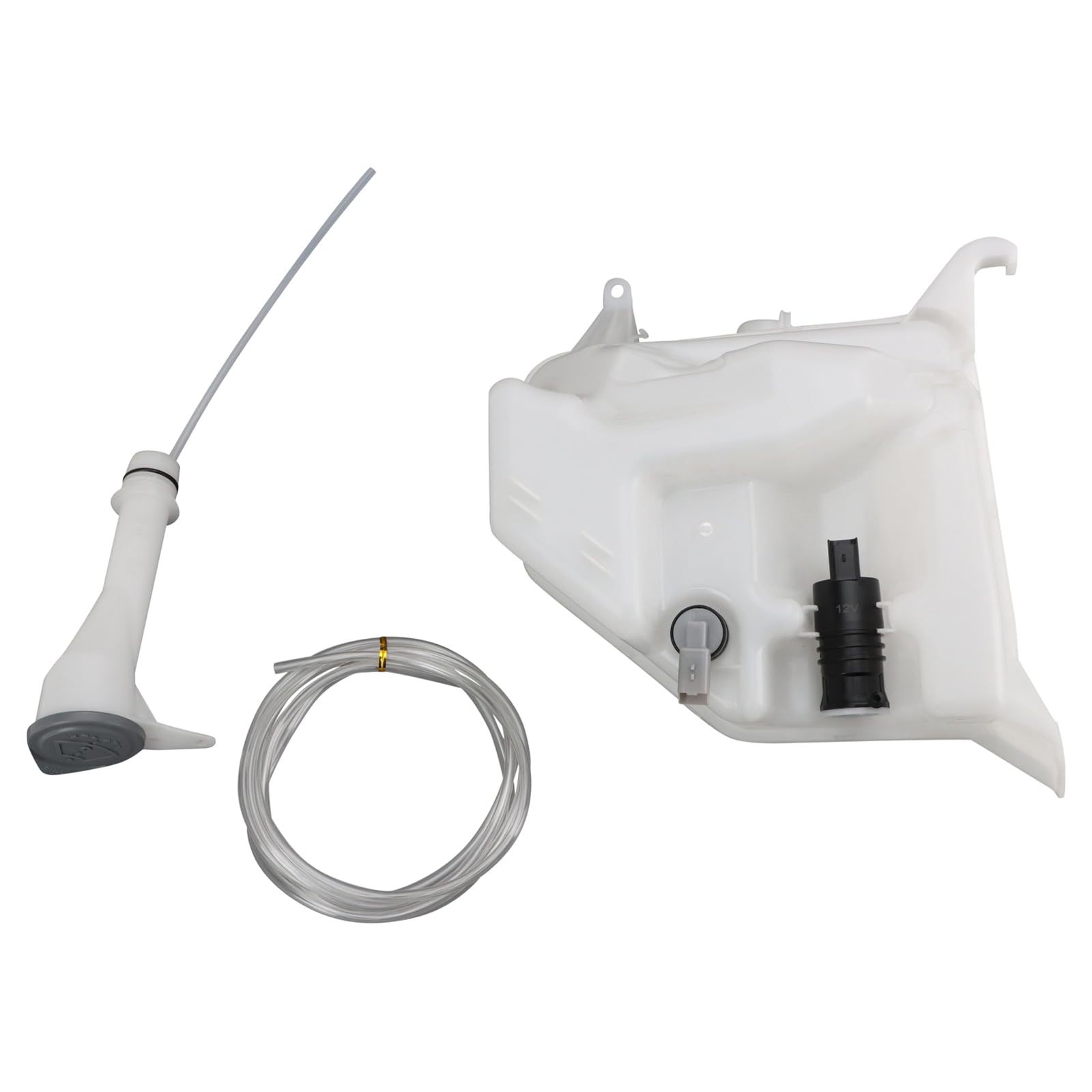TRQ Windshield Washer Reservoir Compatible with 2020 Nissan Sentra NI1288207