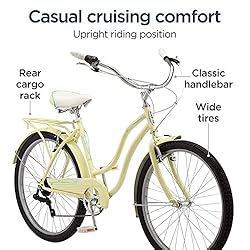 Yellow Perla Schwinn Cruiser Bike Schwinn Perla Adult Beach