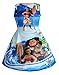 KIDHF Moana Little Girls Printed Princess Dress Cartoon (100/3-4Y, Blue)