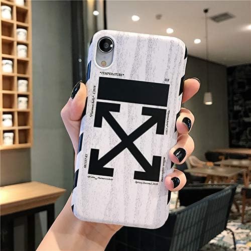 iPhone Xr Case Street Fashion Design, Flexible Durable Full-Protective Back Case Cover for iPhone Xr 6.1inch (Black-Check)