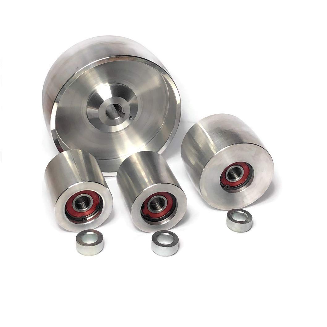 Belt Grinder 2x72 Wheel Set for Knife Grinder 5" Drive 5/8" Bore 3