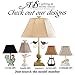 AHS Lighting L1659-UP1 Living Dinning Room Bedroom and Office Accent Lamp with Shade, 15