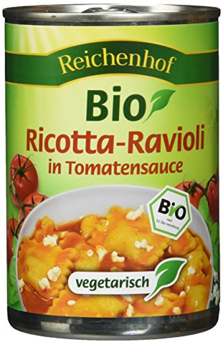 Reichenhof-Bio-Ricotta-Ravioli-in-Tomatensauce-vegetarisches-Fertiggericht-6er-Pack-6-x-400-g Reichenhof-Bio-Ricotta-Ravioli-in-Tomatensauce-vegetarisches-Fertiggericht-6er-Pack-6-x-400-g