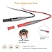 Test Leads Kit AIDBUCKS 6-in-1 Multimeter leads Set Meter Test Probes Banana Plug 6 Pieces Electronic Professional Accessory Kit includes Alligator Clips Lead Extensions etc.