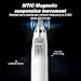 U-Kiss Sonic Electric Toothbrush Rechargeable 5 Series Brushing Modes for Gum Care Dental Health Waterproof IPX7 Built-in Timer (White)