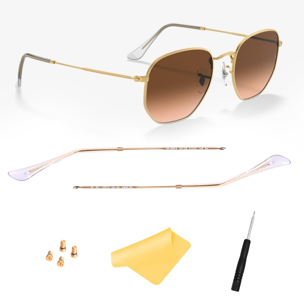 Brazo de patilla de repuesto, puntas de patilla para gafas de sol RB3447 RB3547N RB3548N
