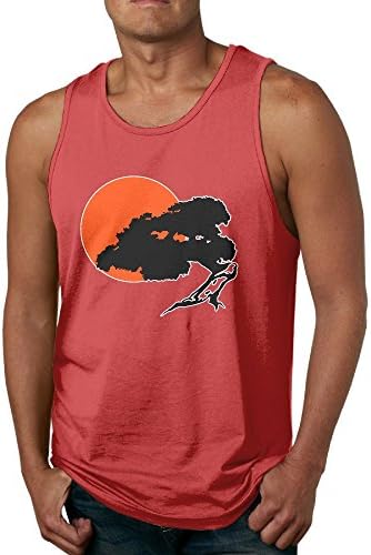 JIW Iaa Bonsai Tree Mens Popular Sleeveless Tank Top Summer Sport Gym Tees