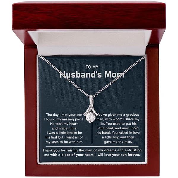 To My Smoking Hot Wife Necklace - Stainless Steel Cubic Zirconia Heart Pendant, 18-22" Chain - View #8