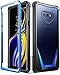 Poetic Galaxy Note 9 Case, Guardian [Scratch Resistant Back] [360 Degree Protection] Full-Body Rugged Clear Hybrid Bumper Case with Built-in-Screen Protector for Samsung Galaxy Note 9 Blue