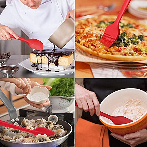 Permanent Replacement Silicone Spatula Set Premium Rubber Spatulas