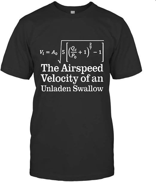 Adventure Apparel The Airspeed Velocity of an Unladen