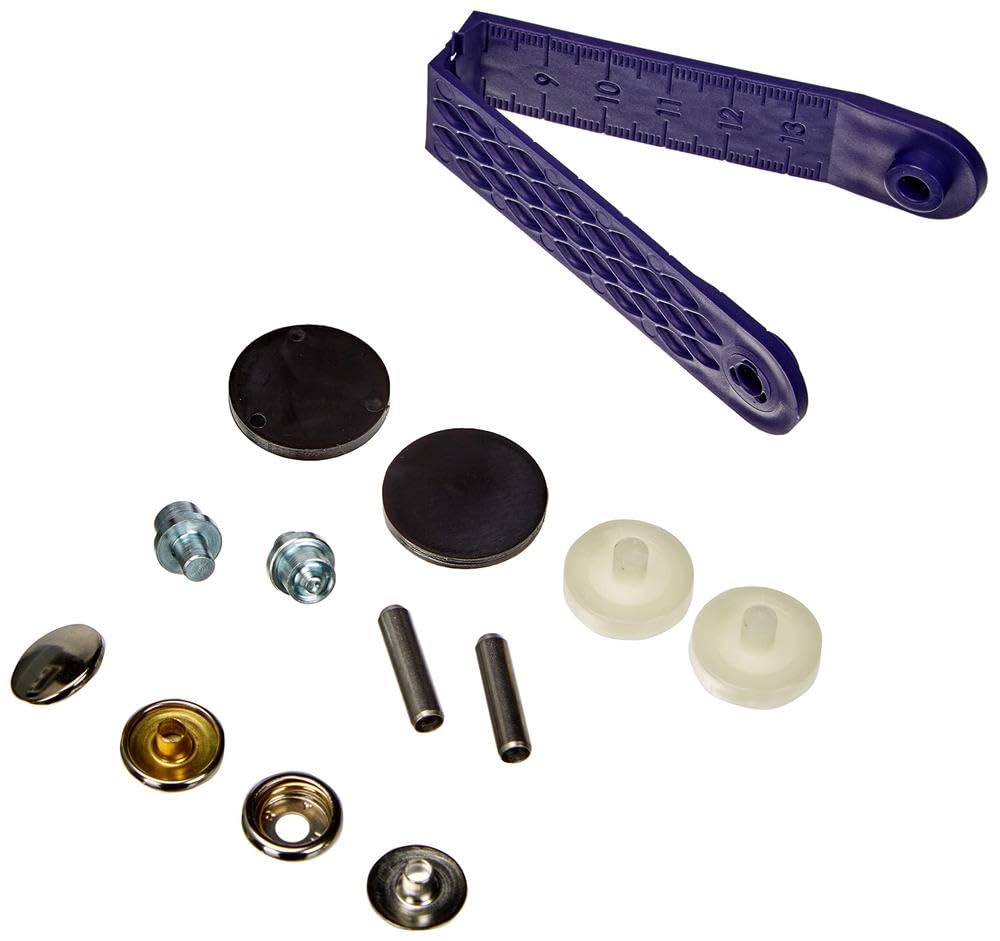 Prym - Silver Sport and Camping (15mm) Non-Sew Press Fasteners - 1 Unit