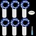 SENHAI Fairy String Lights with Screwdriver, Set of 6 LED Lights Copper Wire, 20 LED Bulbs for Bedroom House Party Wedding Concert Festival Halloween Christmas Tree Decoration - Blue