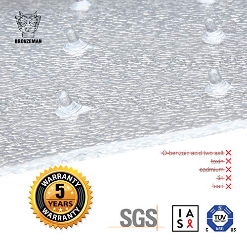 Desk Chair Mat for Carpet - Heavy Duty | Unbreakable Vinyl Floor Protector for Low-Pile Carpet,Thick 48" X 36" Rectangular Non-Slip Bottom, Home, Office, Computer