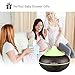 InnoGear 500ml Aromatherapy Essential Oil Diffuser Wood Grain Aroma Diffusers Cool Mist Humidifier with Timer Adjustable Mist 7 Color Changing Night Lights Waterless Auto Shut-Off