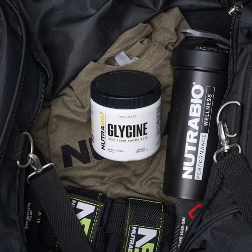 NutraBio Glycine Powder - Glycine Supplement- Free Form Amino Acid Supplement - 1000mg Serving - 150g, 150 Servings