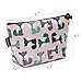 Sea Team 3pcs Waterproof Fabric Cosmetic Bags Portable Travel Toiletry Pouch Makeup Organizer Clutch Bag with Zipper (ST-CB0622A)