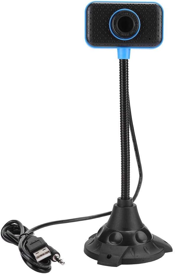 PUSOKEI Video Conference Camera, Webcam 640 x 480 HD Webcam Long Pole Camera Fits for for Network Live Computer Office Supplies