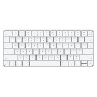 Apple Magic Keyboard with Touch ID for Mac Models with Apple Silicon (QWERTY English) Silver (Renewed)