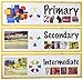 School Specialty Color Concepts Art Display Cards - 18 x 6 inches - Set of 16