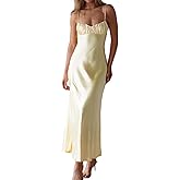 Satin Spaghetti Strap Backless Ruched Twist Cocktail Dresses for Women Silk Open Back Cut Out Midi Dress Wedding Guest