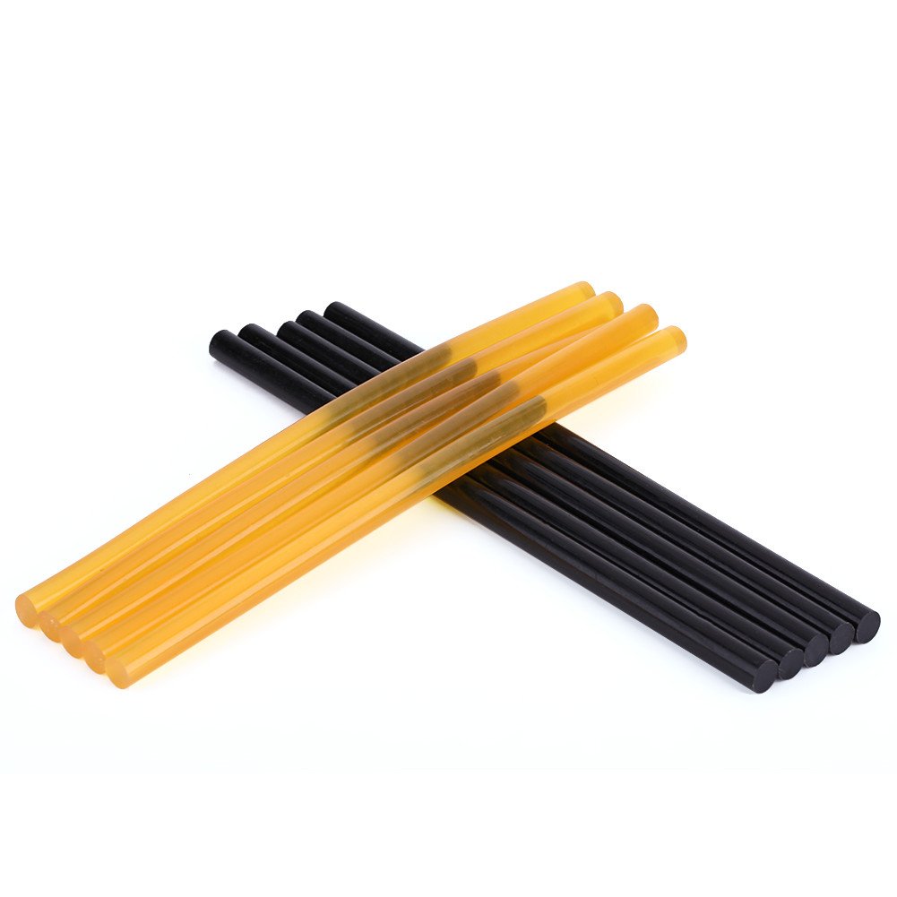 10Pcs Hot Glue Sticks Paintless Dent Repair Tools for Car Repair Dent Removal Repair Tool Kits 11mm270mm 5 Packs & 5 Pack Yellow