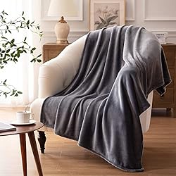 Bertte Fleece Throw Blanket Super Soft Cozy Warm