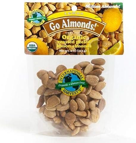 Organic Sicilian Lemon Almonds (4 ounce)
