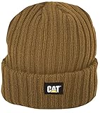 Caterpillar Men's Rib Watch Cap, Bronze, OS