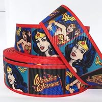 Crazy Discount Ribbon 1.5" Wonder Woman Heroine Hero SH W1 Printed