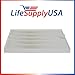 LifeSupplyUSA Complete Replacement Filter Set (1 True HEPA Air Cleaner Replacement Filter + 4 Carbon Filters) Compatible with Winix Size 17 Air Purifiers