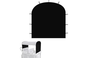 LUAATT Side Breathable Sunshade Canopy with Clamps,UPF50+ Front and Rear Fence Sun Shields Compatible with Wonderfold Stroller Wagons W2/W4 All Model(1 Pack)