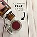 Essential Oil Diffuser Locket Pendant Necklace Refill Replacement Felt Pads for Aromatherapy 50 pcs