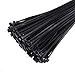 AUSTOR 600 Pieces Zip Ties Black Nylon Cable Ties Heavy Duty Zip Ties in 4 6 8 10 Inches for Home, Office, Garage and Workshop (150 Pcs per Size)